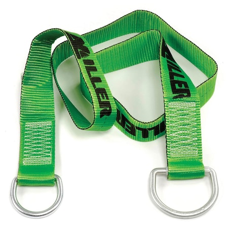 Honeywell Miller Cross-Arm Strap, D-rings, 6-ft., Green 8183/6FTGN